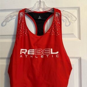 Rebel Athletic Red Women's Tank Top